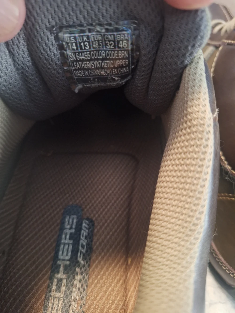 Men's Brown Casual Lace-Up Sneakers - Picture 2 of 5